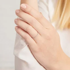 Diamantring aus 750er Weißgold Diamanten DR0066