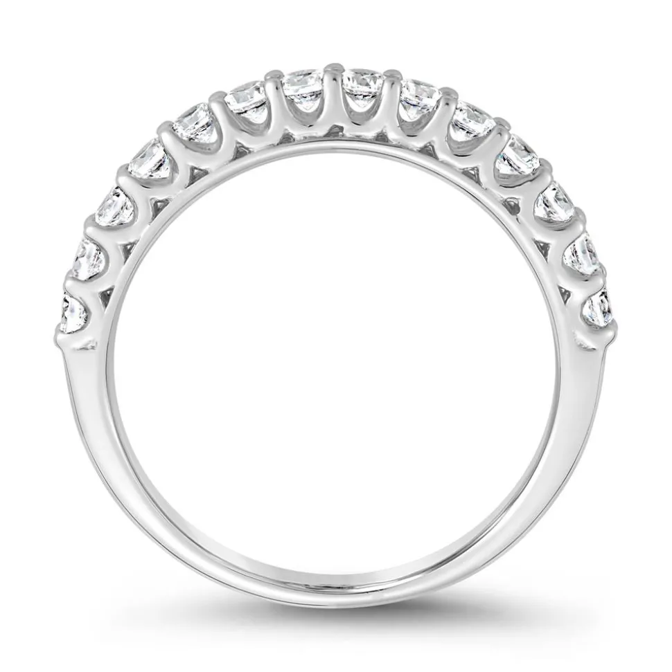 Diamantring aus Weißgold oder Platin, lab-grown BDR0050LG-WSL