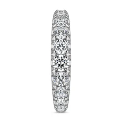 Diamantring für Damen aus Weißgold oder Platin BDR0093-WSL