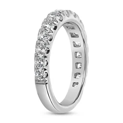 Diamantring für Damen aus Weißgold oder Platin BDR0093-WSL