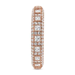 Diamantring für Damen aus Roségold BDR0054-RSL