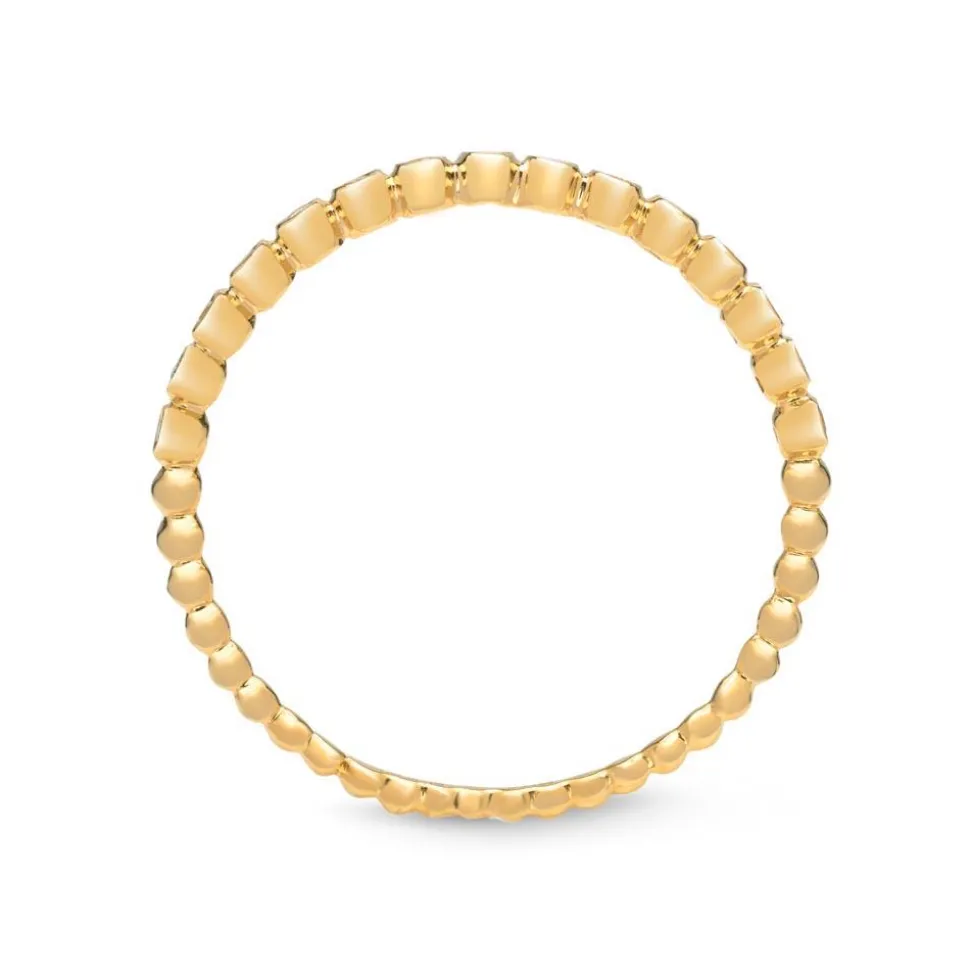 Diamantring Kugelring Gelbgold 0,08 ct gesamt DR0036