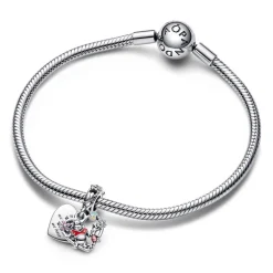 Disney Winnie Puuh & Ferkel Herz Charm-Anhänger 792214C01