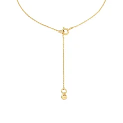 Dog Tag Gravurkette aus 925er Silber, Zirkonia, IP Gold MKC1619AN710