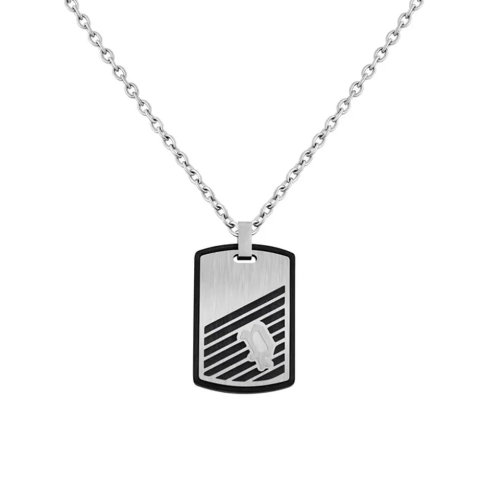 Dog Tag Kette Burren für Herren aus Edelstahl PJ.26464PSS/01