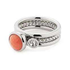 Edelstahl Ringset Letizia für Damen 017917