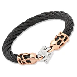 Edelstahlarmband Drahtseiloptik B5157