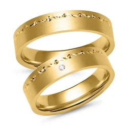 Eheringe aus Gold mit Brillant ER0076s