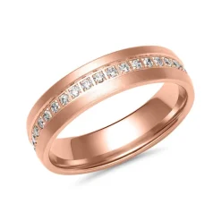 Eheringe aus Roségold mit 38 Diamanten ER0094s