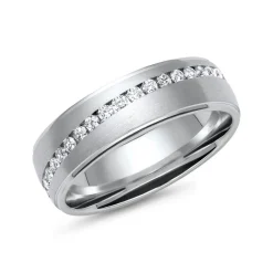 Eheringe aus Weißgold oder Platin mit 39 Brillanten ER0036s