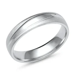 Eheringe aus Weißgold oder Platin mit Brillant ER0060s