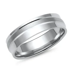 Eheringe aus Weißgold oder Platin mit 12 Brillanten ER0027s