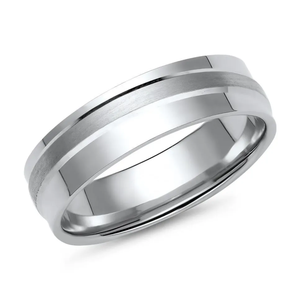 Eheringe aus Weißgold oder Platin mit 12 Brillanten ER0027s