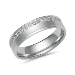 Eheringe aus Weißgold oder Platin mit 38 Diamanten ER0098s