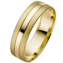 Eheringe Gelbgold 6mm 03684-040