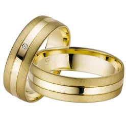 Eheringe Gelbgold 6mm 03684-040