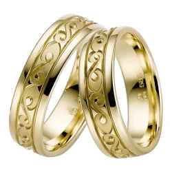 Eheringe Gelbgold 6mm 06241