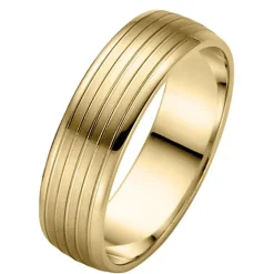 Eheringe Gelbgold 6mm 06296