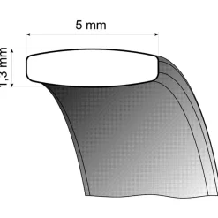 Eheringe Weiß- und Rotgold 5mm 50691
