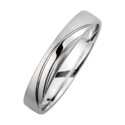 Eheringe Weißgold Breite 4 mm WR1019