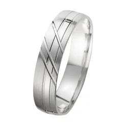 Eheringe Weißgold Breite 5 mm WR1020