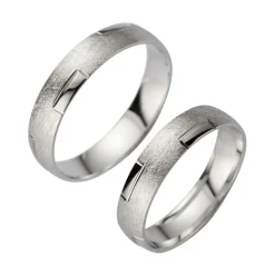 Eheringe Weißgold Breite 4,5 mm WR0981