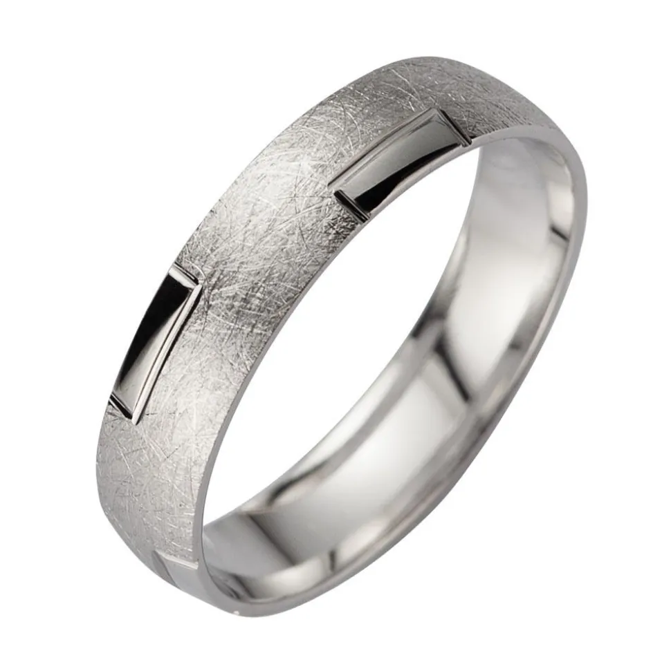 Eheringe Weißgold Breite 4,5 mm WR0981