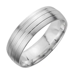 Eheringe Weißgold Breite 6,5 mm WR0840