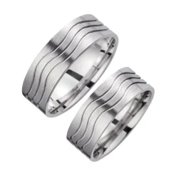 Eheringe Weißgold Breite 7 mm WR1009