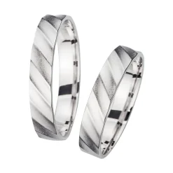 Eheringe Weißgold Breite 4 mm WR0967