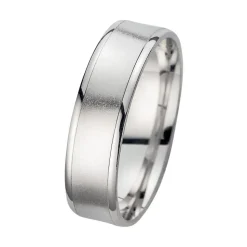 Eheringe Weißgold mit Diamanten Breite 6 mm WR0936