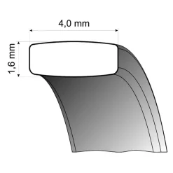 Eheringe Weißgold 4mm 04808