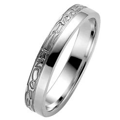 Eheringe Weißgold 4mm 04808