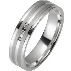 Eheringe Weißgold 5mm 05516