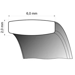 Eheringe Weißgold 6mm 06242
