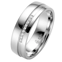 Eheringe Weißgold 6mm 06273