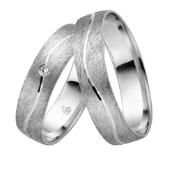 Eheringe Weißgold 5mm 03688-050