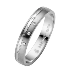 Eheringe Weißgold 3,5mm 03996