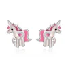 Einhorn Ohrstecker für Mädchen aus 925er Silber KE0156