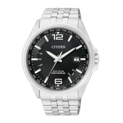 Elegant Funkuhr Eco-Drive Herren CB0010-88E