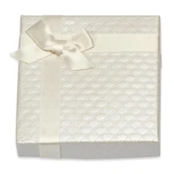 Elegantes Etui weiß für Armbänder und Ohrringe GET0012