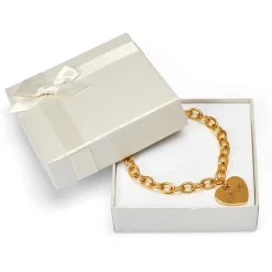 Elegantes Etui weiß für Armbänder und Ohrringe GET0012