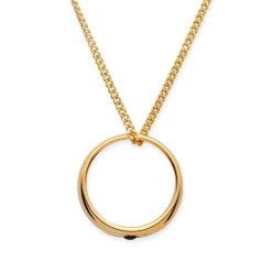 333er Gelbgold Taufkette poliert Rubin KTR0016SLK