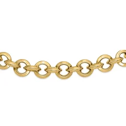 585er Gold Armband Fantasie, 6,5 mm BIN1163-14KGSL