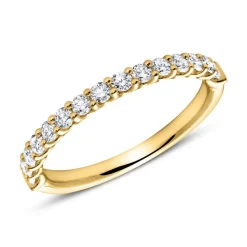 585er Gold Eternity Ring 15 Diamanten DR0340-14KG