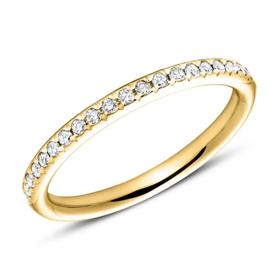 750er Gold Eternity Ring 2Diamant DR0349-18KG