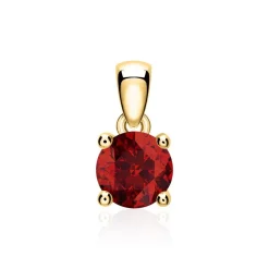 585er Gold Halskette mit Granat BDP0035Ga-14KGSLK