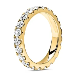 750er Gold Memoire Ring 22 Diamanten DR0105-18KG-48mm
