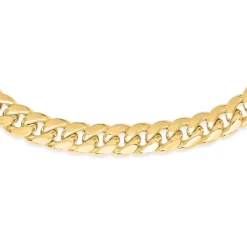 585er Gold Panzerarmband, 6 mm breit BIN1145-14KGSL