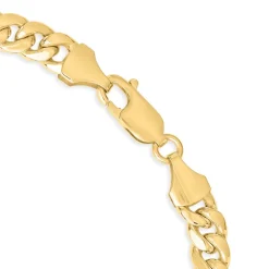 585er Gold Panzerarmband, 6 mm breit BIN1145-14KGSL